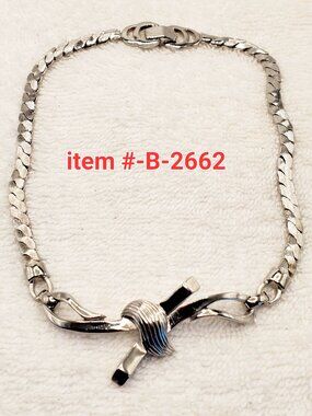1 Vintage Silver Sperry Necklace, item #B-2662,.  wt. 42 grams